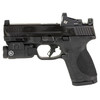 SMITH & WESSON M&P 2.0 9MM 4" BLACK CRIMSON TRACE RED DOT OPTIC/MASTER TACTICAL LIGHT OPTICS READY - BLACK