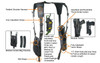 UTG LAW ENFORCEMENT VERTICAL SHOULDER HOLSTER - BLACK