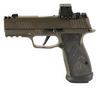 SIG SAUER P365 AXG LEGION 9MM 3.1'' BARREL ROMEO X COMPACT RED DOT SIGHT G10 GRIPS OPTIC READY COMP 17 ROUNDS 3 MAGAZINES