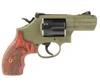 SMITH & WESSON MODEL 19 357 MAG/38 SPECIAL CARRY COMPENSATED REVOLVER 2.5'' PORTED BARREL MOSS GREEN 6 ROUNDS