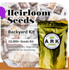 ARK HEIRLOOM SEED BACKYARD KIT 10,000 NON-GMO HEIRLOOM SEEDS