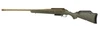 RUGER AMERICAN GEN II PREDATOR 308 WIN 22'' SPIRAL FLUTED BARREL THREADED 5/8X24 MUZZLE BRAKE BURNT BRONZE GREEN SPLATTER STOCK MANUAL SAFETY PICATINNY RAIL 3 ROUNDS 1 MAGAZINE