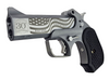BOND ARMS 30TH VET 45LC/410 PISTOL 2 SHOT 4.25''  ENGRAVED MATTE BARREL ROUGH MATTE STAINLESS STEEL FRAME BLACK GRIPS