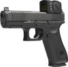 GLOCK 45 MOS 9MM PISTOL COMPACT 4.02'' MARKSMAN BARREL AMERIGLO NIGHT SIGHTS AMBI SLIDE STOP FLARED MAGWELL 10 ROUNDS 3 MAGAZINES + AIMPOINT ACRO P-2 3.5 MOA - BLACK