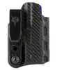 DESANTIS GUNHIDE SLIM TUK IWB P365 AMBI CARBON FIBER EXTERIOR FINISH BLUE KYDEX INTERIOR