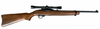 RUGER 10/22 22LR CARBINE 18.5'' BARREL HARDWOOD STOCK + WEAVER SCOPE 1 MAGAZINE - NO ORIGINAL BOX - PREOWNED