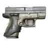 SPRINGFIELD ARMORY XD-9 SUBCOMPACT 9MM 3'' BARREL + CRIMSON TRACE LASER 1 MAGAZINE OD GREEN GRIP - PREOWNED
