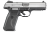 RUGER SR45 45ACP PISTOL STAINLESS STEEL SLIDE CENTERFIRE PISTOL 4.5'' BARREL 10 ROUNDS 2 MAGAZINES - ORIGINAL BOX INCLUDED - PREOWNED