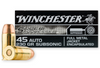 WINCHESTER SUPER SUPPRESSOR 45 ACP AMMUNITION 230 GRAIN SUBSONIC FMJ ENCAPSULATED 50 ROUND BOX