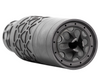 RUGGED AXIAL RIFLE SUPPRESSOR 762 + RUGGED UNIVERSAL MOUNT 5/*X24 M2 MUZZLE BRAKE CERAKOTE BLACK