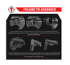 TIPPMANN ARMS M4-22 22LR ELITE BUG OUT ISS INTEGRALLY SUPPRESSED PISTOL  12'' BARREL 1 MAGAZINE - BLACK