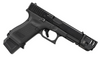 GLOCK 17 GEN 5 9MM SEMI-AUTO PISTOL + STRIKE INDUSTRIES MASS DRIVER COMP 1 MAGAZINE 10 ROUNDS - NO ORIGINAL BOX - PREOWNED