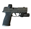 SIG SAUER P365 AXG LEGION 9MM PISTOL 3.1'' BARREL + ROMEO-X RED DOT OPTIC + STREAMLIGHT TLR-7X SUB LIGHT - ORIGINAL BOX - PREOWNED
