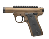 RUGER MARK IV 22LR PISTOL 3'' THREADED BARREL 1/2X28 - BURNT BRONZE