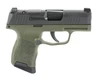 SIG SAUER P365 9MM SEMI-AUTO PISTOL SUB-COMPACT 3.1'' BARREL GREEN & BLACK OPTICS READY 10 ROUNDS 2 MAGAZINES