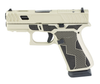 GLOCK 43X MOS 9MM SUBCOMPACT PISTOL 3.41'' PORTED BARREL BANSHEE TWO-TONED CERAKOTE TAN OPTICS READY 2 MAGAZINES