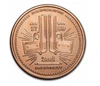 COPPER ROUND 1 OUNCE SECOND AMENDMENT "COME AND TAKE IT" CANNON