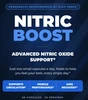 ALEX JONES NATURALS NITRIC BOOST ADVANCED NITRIC SUPPORT DAILY NITRIC OXIDE FORMULA - 60 CAPSULES - 30 SERVINGS