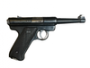 RUGER MARK I 22LR SEMI-AUTO PISTOL 1 MAGAZINE + LEATHER HOLSTER - NO ORIGINAL BOX - PREOWNED