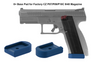 UTG PRO +0 BASE PAD - MATTE BLUE ALUMINUM