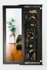 TACTICAL WALLS 1450M BUNDLE RIFLE CABINET WITH MIRROR - BLACK