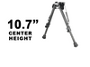 UTG TACTICAL OP BI-POD QD LEVER MOUNT - 8" 12.4"
