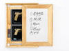 TACTICAL WALLS 1420M BUNDLE PISTOL SHELF WITH WHITE BOARD - BLACK