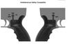 UTG AR15 SERIES PISTOL GRIP POLYMER - BLACK