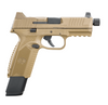 FN 509 TACTICAL 9MM 4.5" BARREL 24 ROUND PISTOL - FLAT DARK EARTH