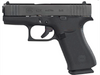 GLOCK 43X 9MM SEMI AUTO COMPACT 3.41" BARREL FIXED SIGHTS 2 MAGS 10 ROUND PISTOL - BLACK