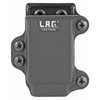 L.A.G. TACTICAL SINGLE PISTOL MAGAZGINE CARRIER FITS ALL SINGLE STACK 45 ACP MAGS KYDEX - BLACK