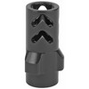 ANGSTADT 3LUG 9MM MUZZLE BRAKE 1/2X28 THREADS 1.42" LENGTH - NITRIDE BLACK