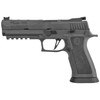 SIG SAUER P320 X5 LEGION 9MM 5" BARREL TXG TUNGSTEN INFUSED HEAVY XGRIP MODULE3 MAGS ADJUST SIGHTS 10 ROUND  - LEGION GRAY PVD SLIDE WITH LIGHTENING CUTS