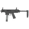 B&T GHM9 GEN 2 COMPACT SEMI AUTO 9MM 4" BARREL 30 ROUND 1 MAG STEEL FRAME TAILHOOK BRACE - BLACK