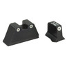 TRIJICON BRIGHT & TOUGH SUPPRESSOR HEIGHT NIGHT SIGHTS FITS GLOCK 20/21/29/30 TRITIUM FRONT/REAR GREEN 3 DOT
