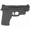 SMITH & WESSON M&P 380 SHIELD EZ M2.0 SEMI-AUTO PISTOL INTERNAL HAMMERED FIRED COMPACT 380 ACP 3.675" BARREL 3 DOT SIGHTS GRIP/THUMB SAFETY 8 ROUND CRIMSON TRACE GREEN LASER - BLACK
