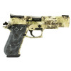 SIG SAUER P220 HUNTER SINGLE ACTION ONLY FULL SIZE 10MM 5" BARREL STEEL FRAME BLACK G10 GRIPS TRITIUM FIBER OPTICS 8 ROUND 2 MAGS - KRYPTEK CAMO FINISH
