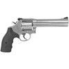 SMITH & WESSON 686 L FRAME REVOLVER 357 MAGNUM 6" BARREL 6 ROUND - STAINLESS WITH RUBBER GRIPS