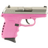 SCCY CPX-2 SEMI AUTO 9MM 3.1" BARREL 10 ROUND - SILVER/PINK
