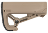 FAB DEFENSE F.A.B. AR15 BUTSTOCK FITS MIL-SPEC TUBE  ADJUSTABLE CHEEK REST TAN FINISH