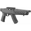 RUGER 22 CHARGER WITH RAILED BRACE MOUNT RIMFIRE PISTOL 15 ROUNDS - BLACK