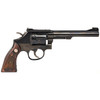 SMITH & WESSON MODEL 17 CLASSIC DOUBLE ACTION METAL FRAME REVOLVER 22 LR 6" BARREL 6 ROUND - WOOD GRIPS