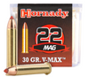 HORNADY VARMINT EXPRESS 22WMR 30 GRAIN VMAX 2200 FPS AMMUNITION - 5O ROUND BOX
