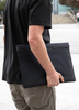 SILENT POCKET FARADAY TABLET AND LAPTOP SLEEVE WEATHERPROOF NYLON 16'' - BLACK