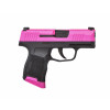 SIG P365 9MM NO SAFETY 10 ROUND PISTOL - PINK CERAKOTE H-141