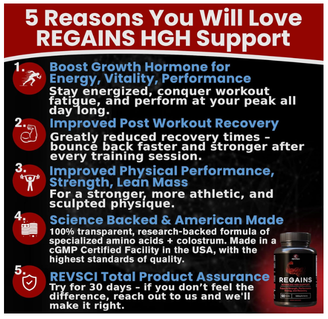 Gh Workout HGH SUPPLEMENTS FOR MEN & WOMEN REGAINS NATURAL ANABOLIC MUSCLE GROWTH ...