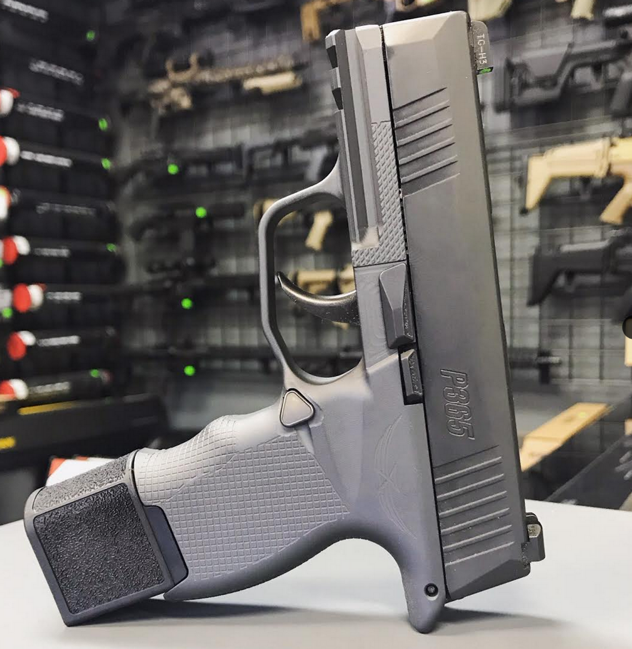 SIG P365 ALUMINUM GRIP V2.0 - CERAKOTE SNIPER GREY