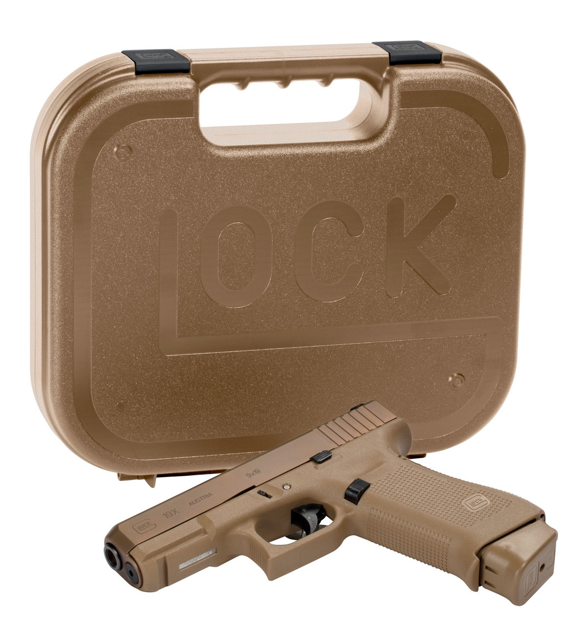 GLOCK 19X 9MM PISTOL CROSSOVER 10 ROUND - COYOTE TAN - LIMITLESS