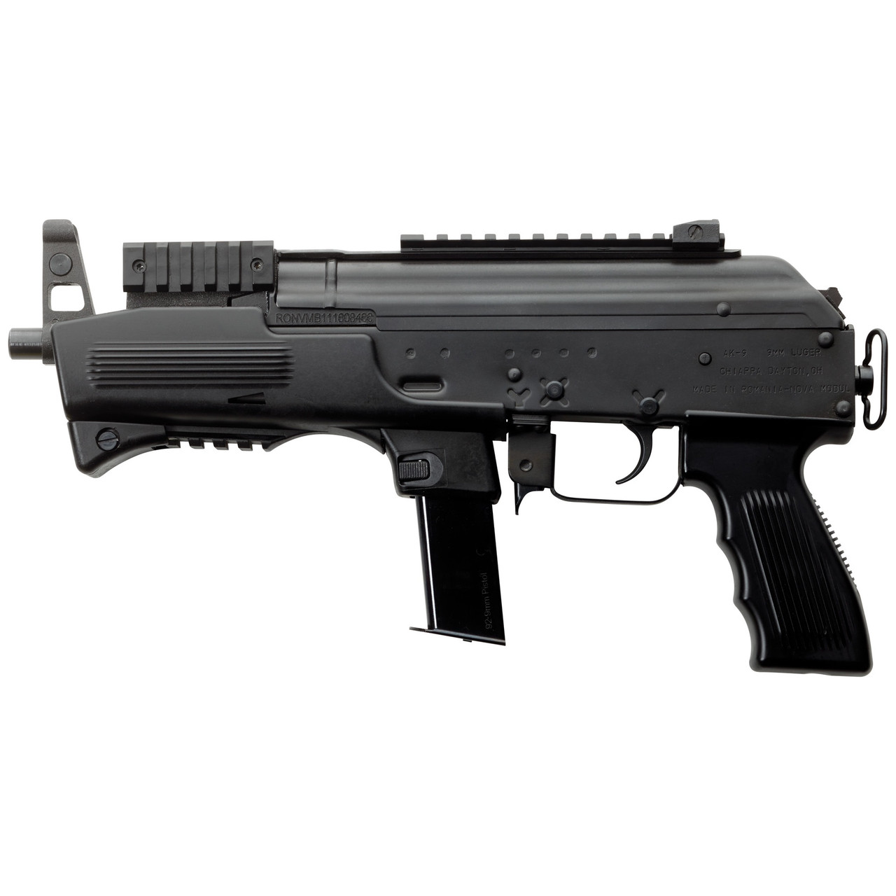 CHARLES DALY AK9 PISTOL SEMI AUTO 9MM 6.3