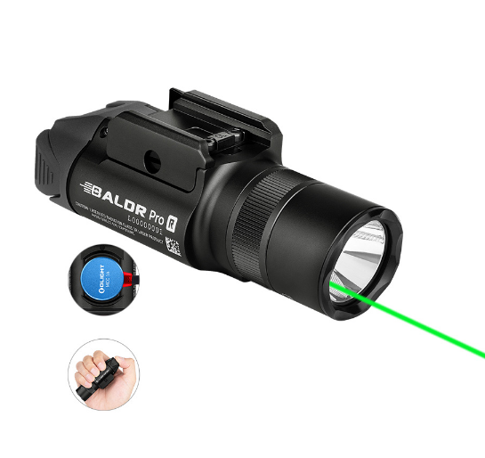 OLIGHT BALDR PRO R RECHARGEABLE LIGHT WITH GL BEAM - BLACK OLIGHT BALDR PRO R RECHARGEABLE LIGHT WITH GL BEAM - BLACK